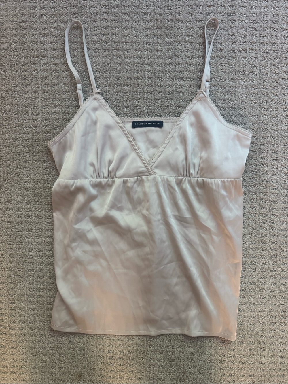 Brandy Melville Edith Tank Top- cream
